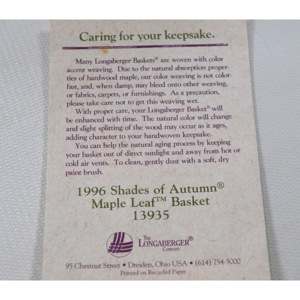 Longaberger 1996 